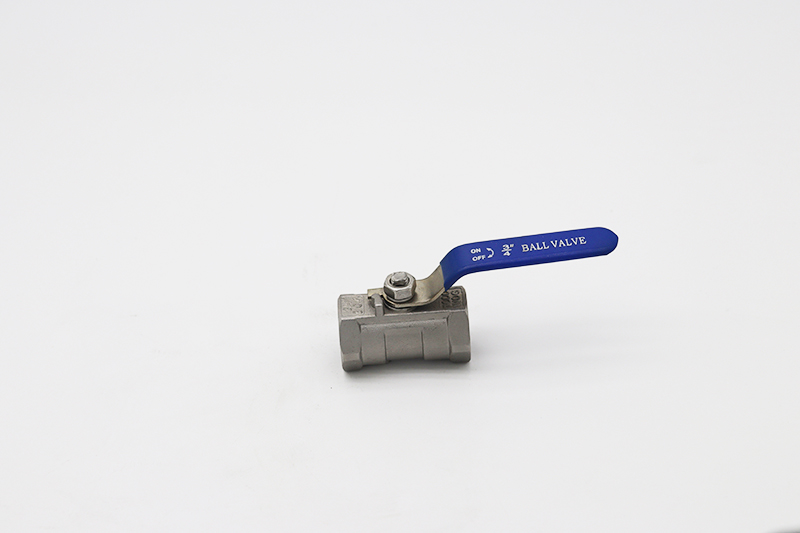 One piece ball valve